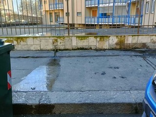 I marciapiedi della zona di Nizza Millefonti I marciapiedi della zona di Nizza Millefonti