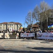 Immagine di repertorio di una marcia della pace a Nichelino Immagine di repertorio di una marcia della pace a Nichelino