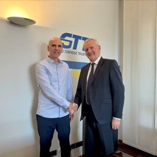 Nir Bezalel (Ceo di Moovit) e Antonio Fenoglio (Presidente Gtt Torino) Nir Bezalel (Ceo di Moovit) e Antonio Fenoglio (Presidente Gtt Torino)