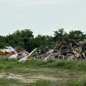 Preoccupazione per i rifiuti nel cantiere del parco del Sangone