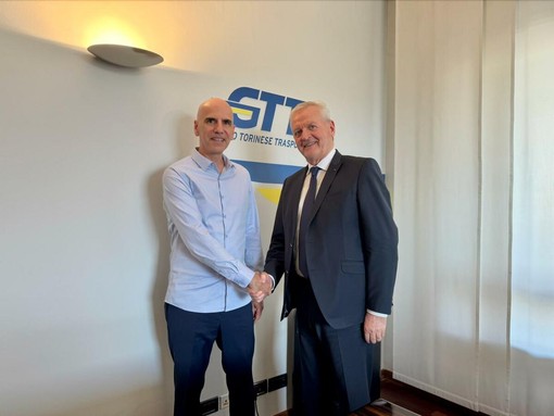 Nir Bezalel (Ceo di Moovit) e Antonio Fenoglio (Presidente Gtt Torino) Nir Bezalel (Ceo di Moovit) e Antonio Fenoglio (Presidente Gtt Torino)