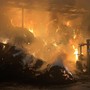 In fiamme un cascinale in via Bagnolo a Cavour