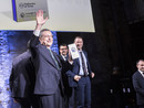Mario Draghi premiato alle Ogr di Torino Mario Draghi premiato alle Ogr di Torino