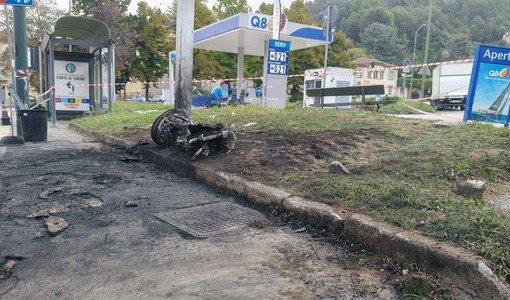 La scena dell'incidente