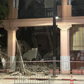 Un’immagine dei danni del sisma in Marocco