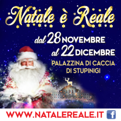 Il “Natale è Reale” dal 28 novembre al 22 dicembre presso la Palazzina di Caccia di Stupinigi