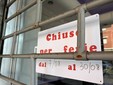 Negozi chiusi per ferie