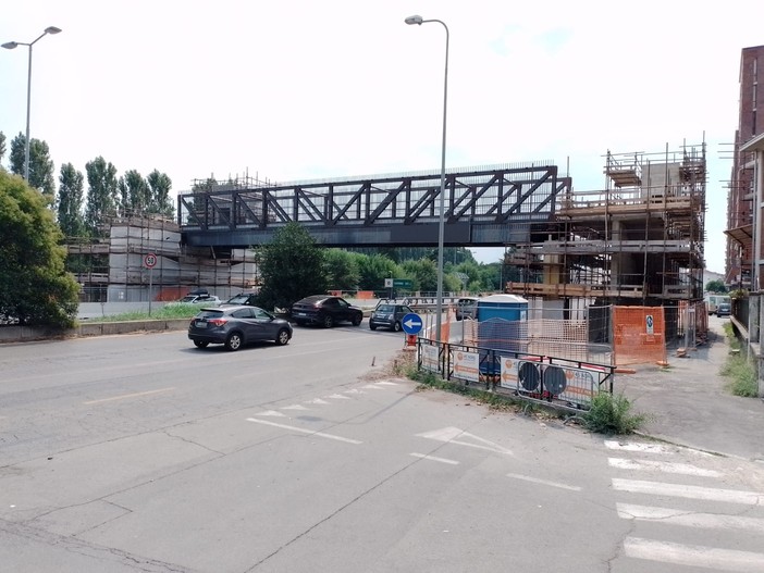 Una immagine della passerella di corso Trieste