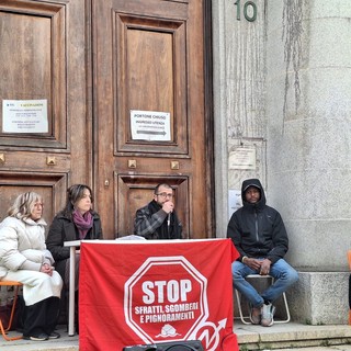 Una immagine dell'ex Neruda occupato Una immagine dell'ex Neruda occupato