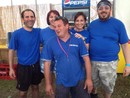 ‘Carlin’, in primo piano, a un evento della pro loco di None