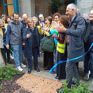 Via Calandra, inaugurata la nuova aiuola dedicata all’ambiente e alla cultura