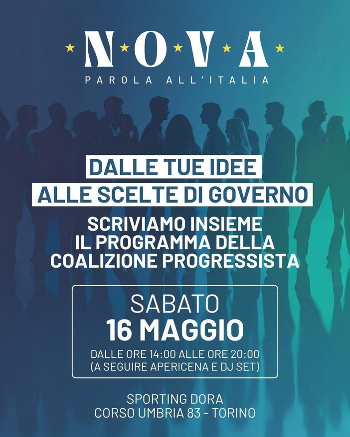L'appuntamento è a Torino sabato 16 maggio
