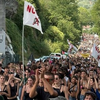 Proteste No TAV - Immagine d'archivio