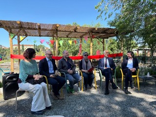 Taglio del nastro per il nuovo orto botanico Taglio del nastro per il nuovo orto botanico
