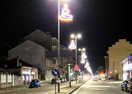 Le luminarie di zona Barca