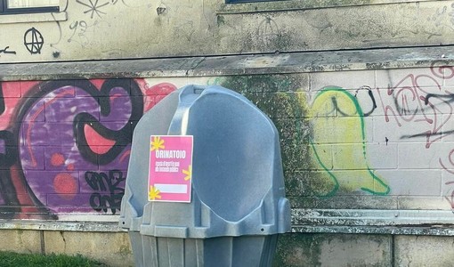 L'orinatoio comparso al Madre Teresa