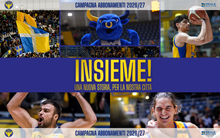 Al via la campagna abbonamenti 2026/27 della Reale Mutua Basket Torino Al via la campagna abbonamenti 2026/27 della Reale Mutua Basket Torino