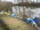 Orti abusivi sulle sponde del fiume