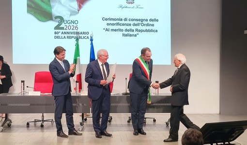 Onorificenze al Merito della Repubblica, un momento della premiazione