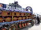 Sfilata a Torino del carro ufficiale Paulaner, per la promozione del brand e dell’Oktoberfest Cuneo
