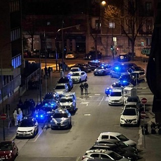 L'intervento della polizia sul luogo del fattaccio