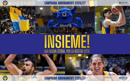 Al via la campagna abbonamenti 2026/27 della Reale Mutua Basket Torino