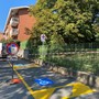 Pinerolo: realizzati oggi gli stalli di sosta per disabili davanti alla Silvio Pellico Pinerolo: realizzati oggi gli stalli di sosta per disabili davanti alla Silvio Pellico
