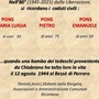 Un dettaglio della targa che verrà posta a Bessè