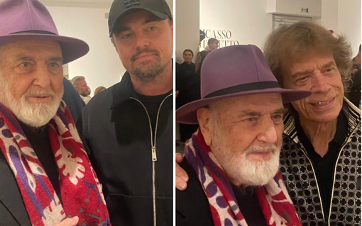 Quando Leonardo di Caprio e Mick Jagger incontrano Michelangelo Pistoletto a Londra