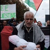 Un momento della manifestazione del 24 ottobre