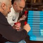 Pesce e Da Rold al lavoro sulla panchina Pesce e Da Rold al lavoro sulla panchina
