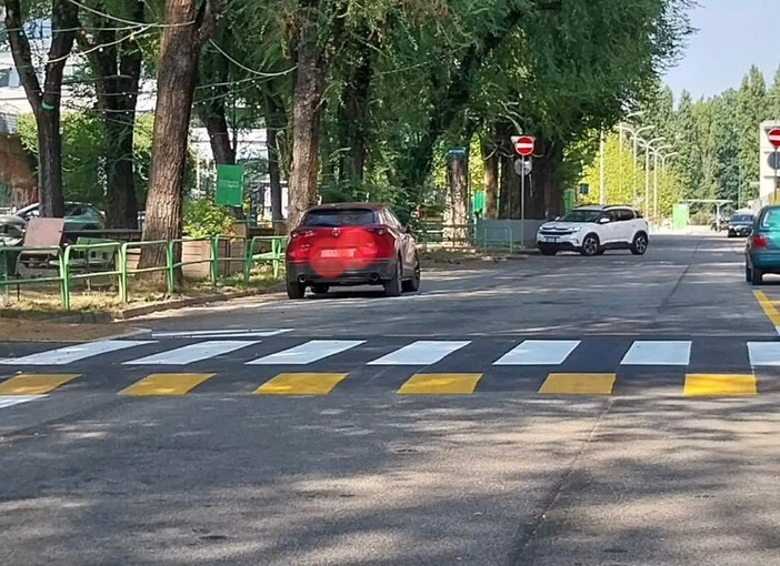 Il nuovo passaggio rialzato di corso Farini