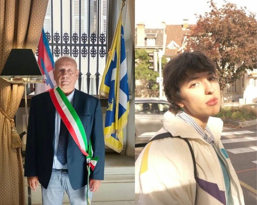 Il capogruppo Angelino e la consigliera Variara