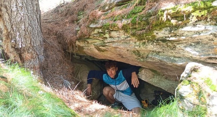 Stefano Martino al rifugio della Madonnina di Pragelato
