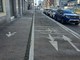 La pista ciclabile di via Giordano Bruno e via Bossoli La pista ciclabile di via Giordano Bruno e via Bossoli