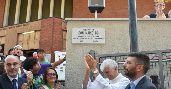 L'intitolazione di piazzetta Don Mario Bo L'intitolazione di piazzetta Don Mario Bo