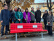 L’inaugurazione della panchina rossa L’inaugurazione della panchina rossa