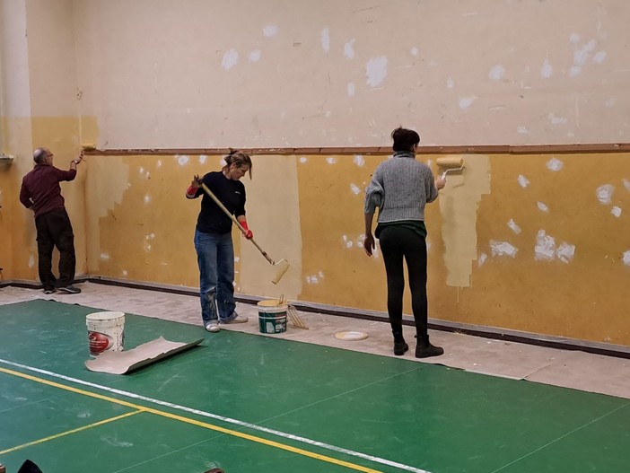 Lavori per le palestre dell'istituto Manzoni