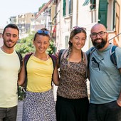 Da sinistra Alessandro Audero, Veronica Brunetti, Elisa Brunetti e Dragoș Strungariu