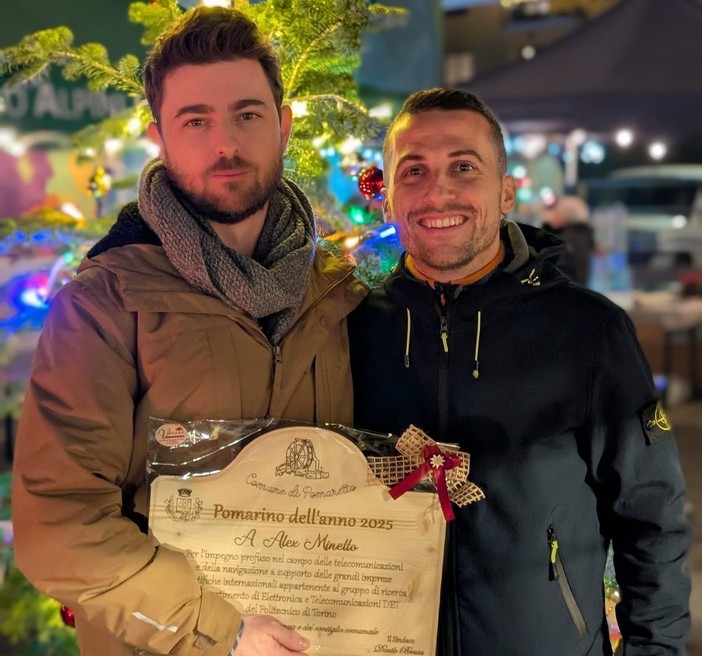 Da sinistra Minetto e Peyronel Da sinistra Minetto e Peyronel