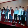 Luciano Bruno, quarto da sinistra e parte del cast di ‘Viola’