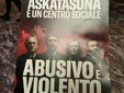 Protesta contro Askatasuna in Regione