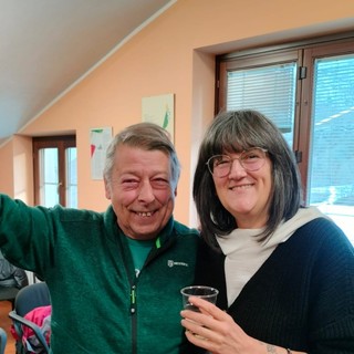 Da sinistra Ugo Beux e Enrica Cianalino