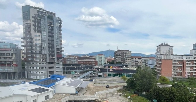 Il cantiere della maxi torre