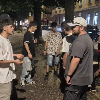 Il ritrovo in piazza Vittorio Veneto