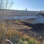 Il ponte sulla futura passerella della provinciale 134