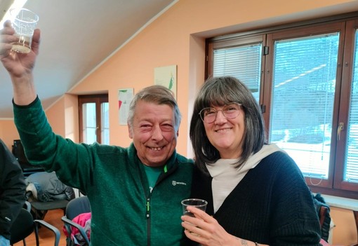 Da sinistra Ugo Beux e Enrica Cianalino