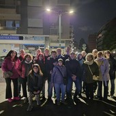 Foto di gruppo dei cittadini a Pozzo Strada Foto di gruppo dei cittadini a Pozzo Strada