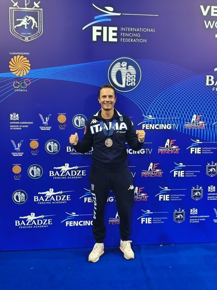 Sciabolate da argento mondiale per il pinerolese Paolo Gay