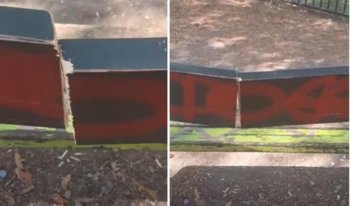 Panchina tranciata a metà da un machete ai giardini Zumaglia, Maggia (FdI): &quot;Servono controlli costanti&quot;